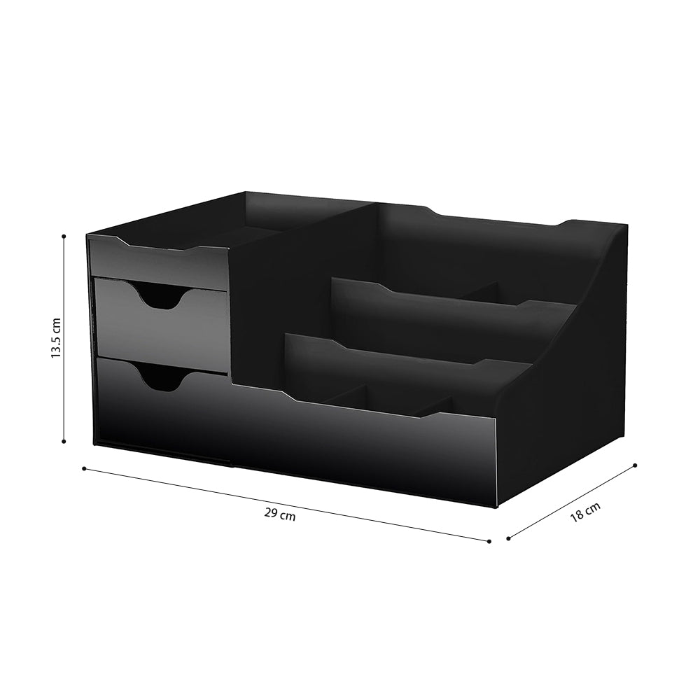 STORFEX Uncluttered Designs Large Black Vanity Organizer_9