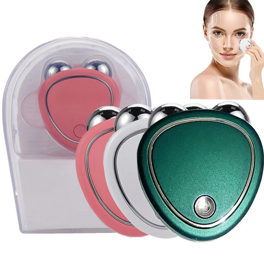 EMS Face Lifting Microcurrent Roller Skin Tightening Massager_0