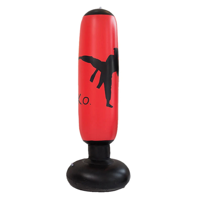 160cm Inflatable Boxing Kicking Sandbag PVC Tumbler Training Target_5