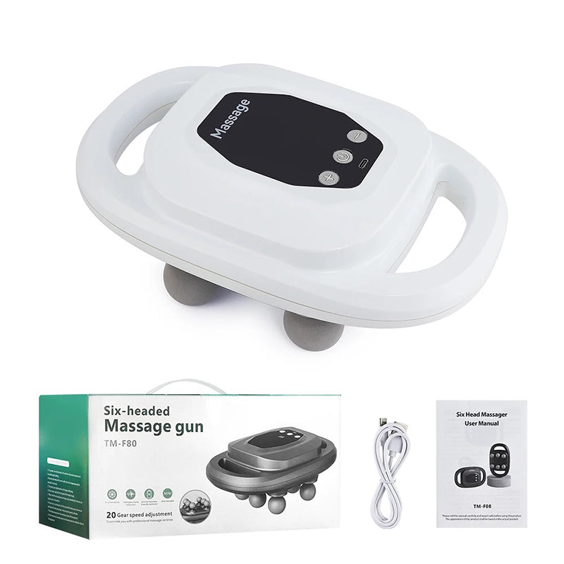 6-Head Vibration Wireless Fascia Gun for Deep Muscle Relaxation_11