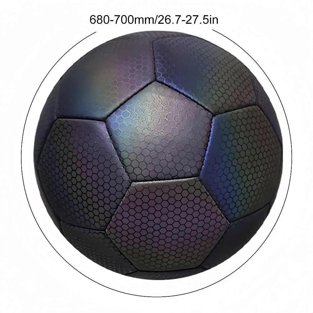 Night Training Luminous Reflective Soccer Ball_7