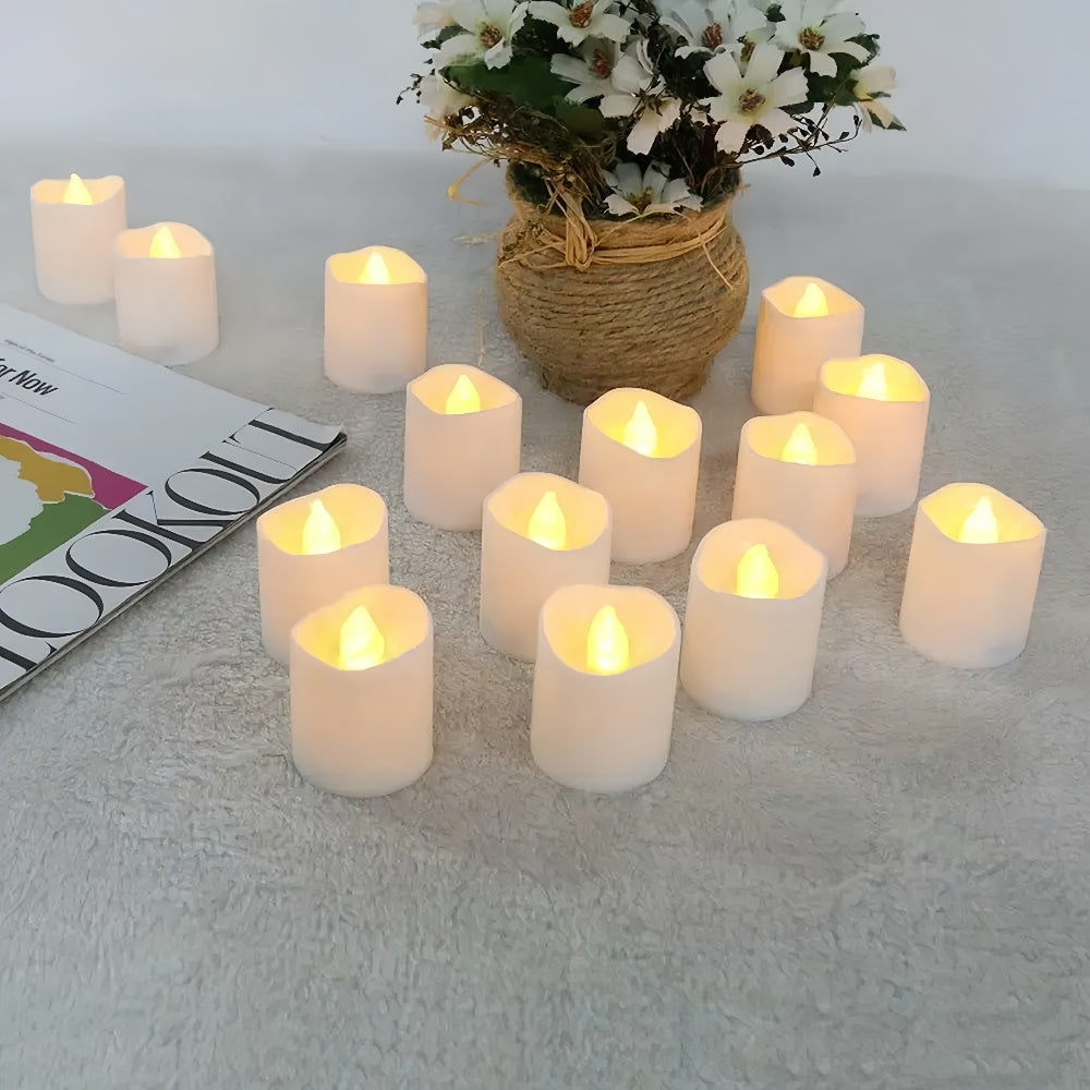 Flameless Battery-Powered LED Tea Light Candles_7