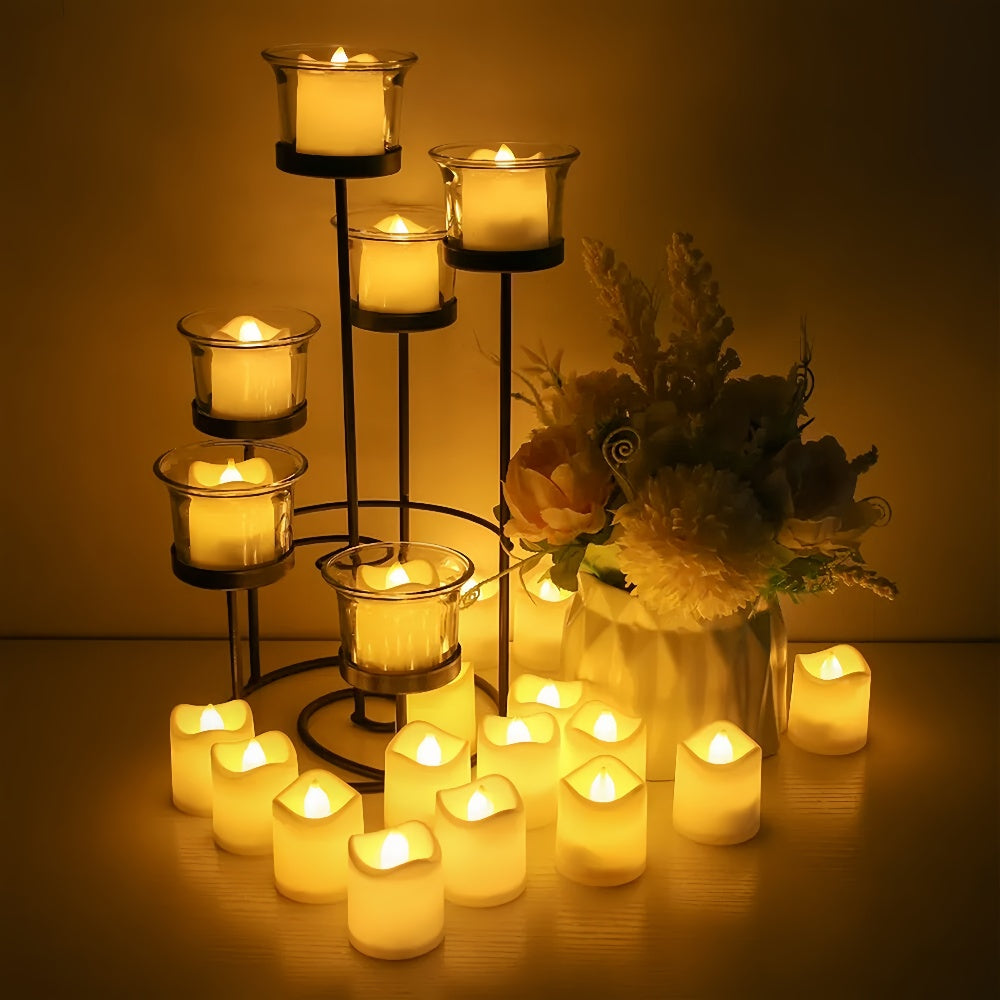 Flameless Battery-Powered LED Tea Light Candles_9