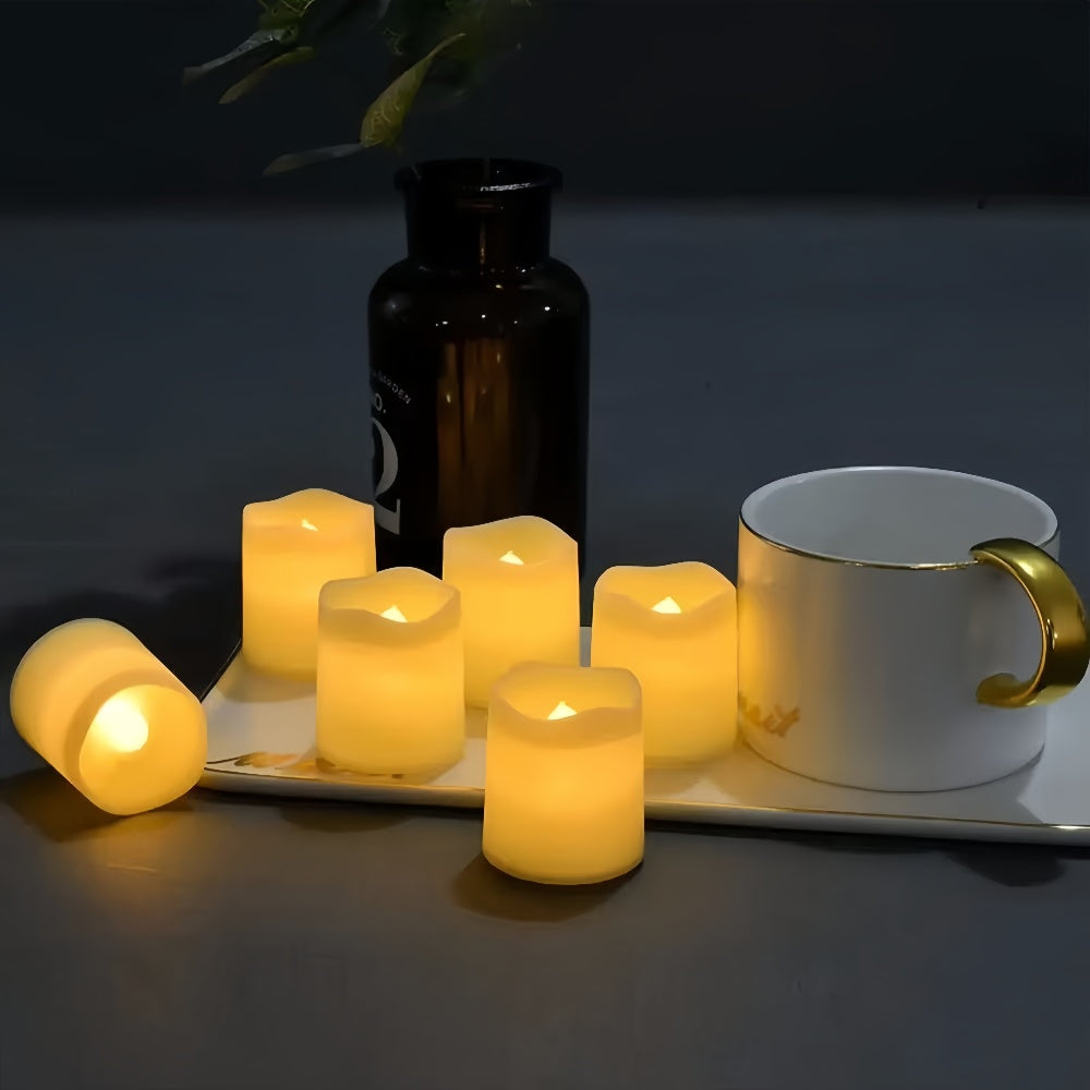 Flameless Battery-Powered LED Tea Light Candles_12