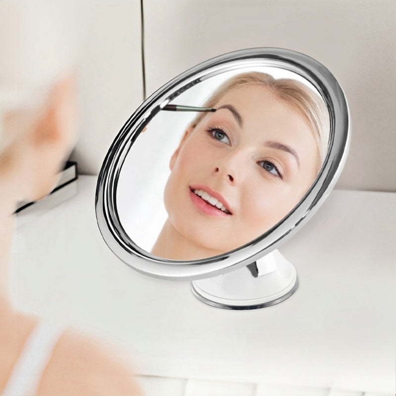 360 Rotating Shower Round Fogless Makeup Mirror With Suction Cup_2