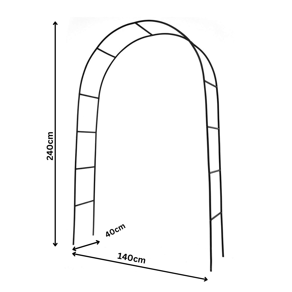 Wedding Garden Arch Arbor Trellis Archway for Climbing Plants Rack_12