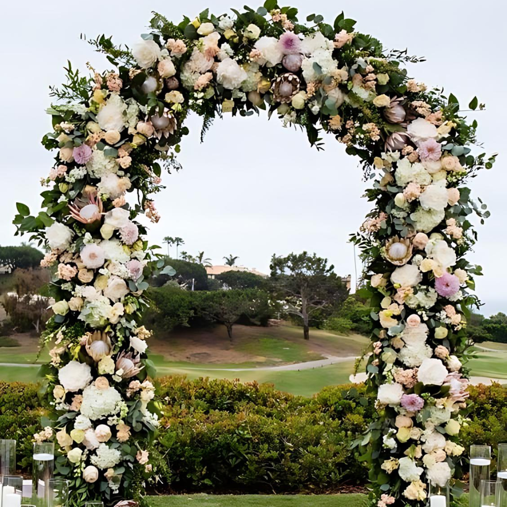 Wedding Garden Arch Arbor Trellis Archway for Climbing Plants Rack_9