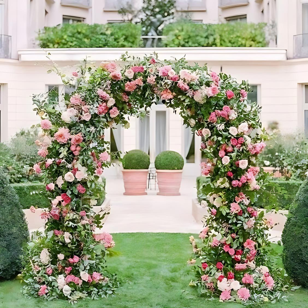 Wedding Garden Arch Arbor Trellis Archway for Climbing Plants Rack_7