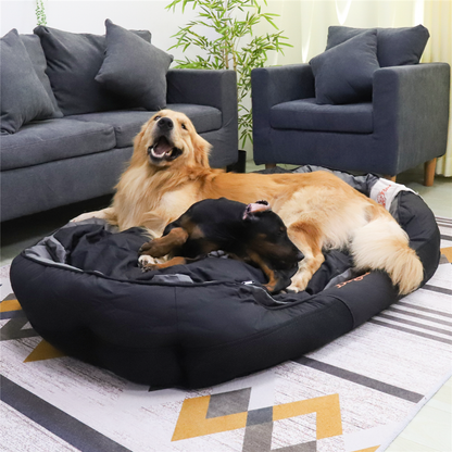 Waterproof Jumbo Orthopedic Sofa Dog Bed Pet Mat Kennel_3