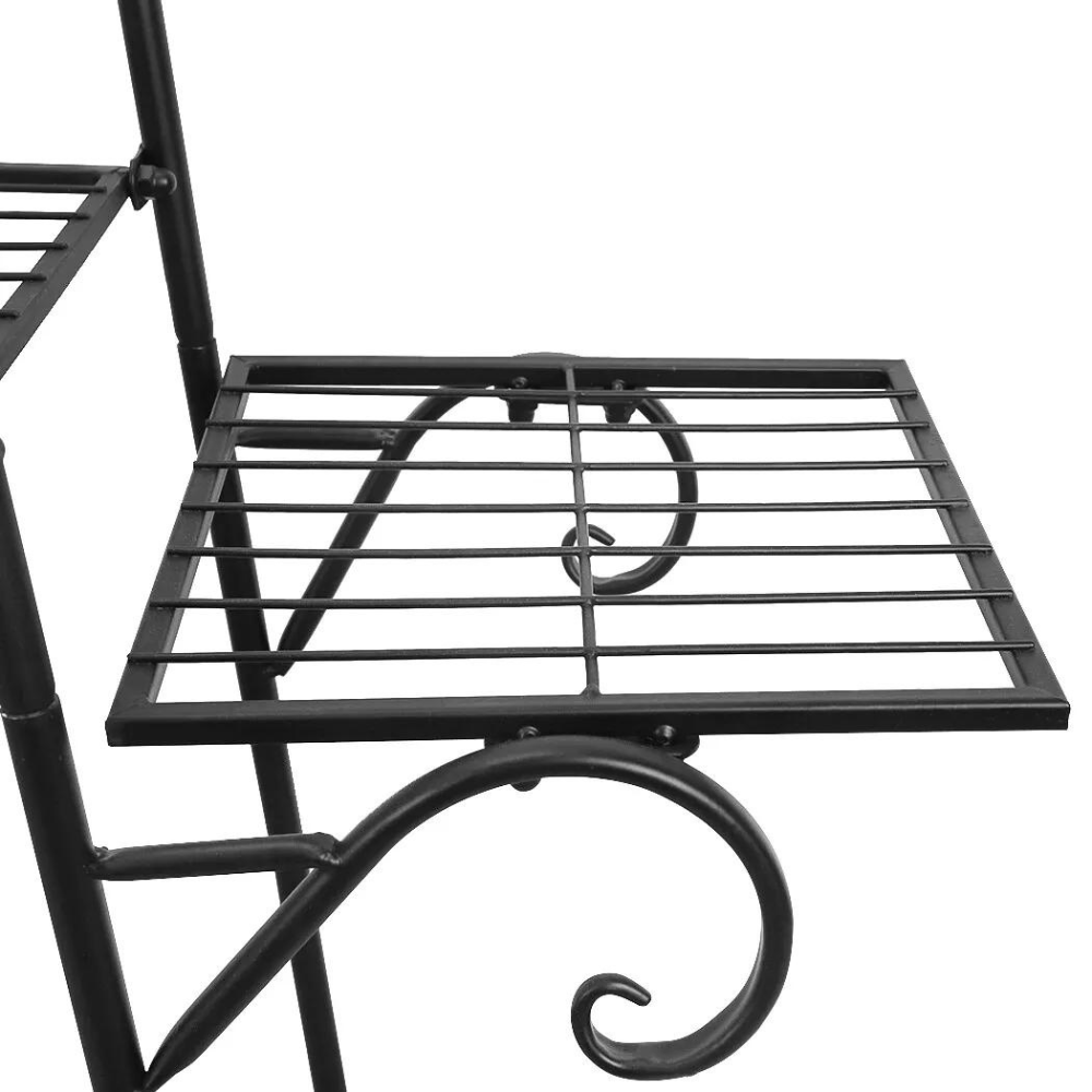 9 Tier Metal Plant Shelf Stand Multilayer Potted Display Rack Patio_6