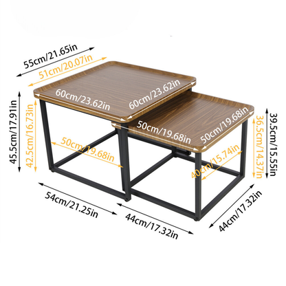 Modern Irregular Drop-shaped Coffee Table Set_11