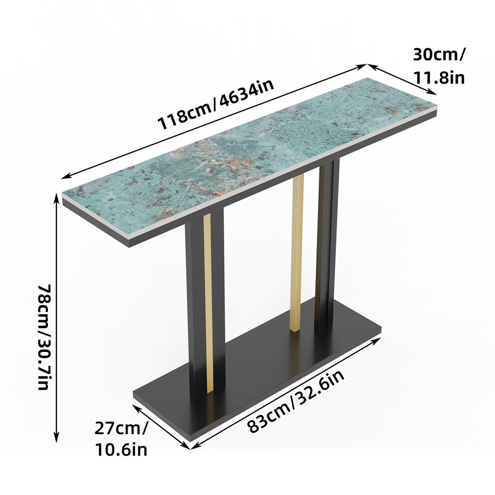 Stylish Marble Console Table for Living Room_10