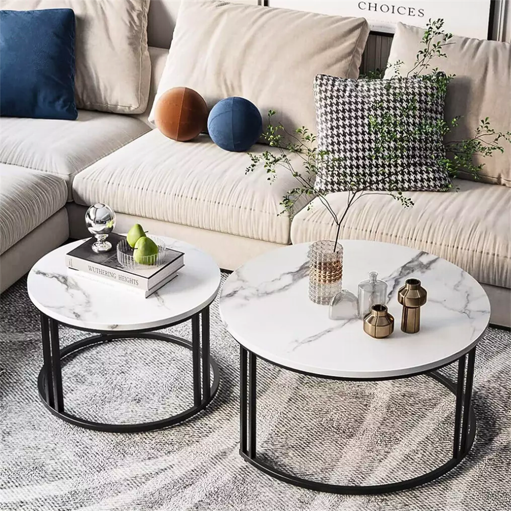 2 Pack Marble Nesting Coffee Table Set_7