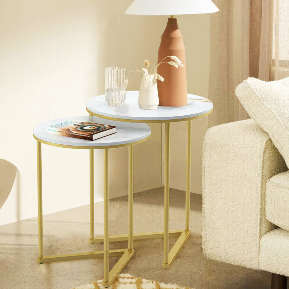 Modern Nesting Coffee Side Table Set_1