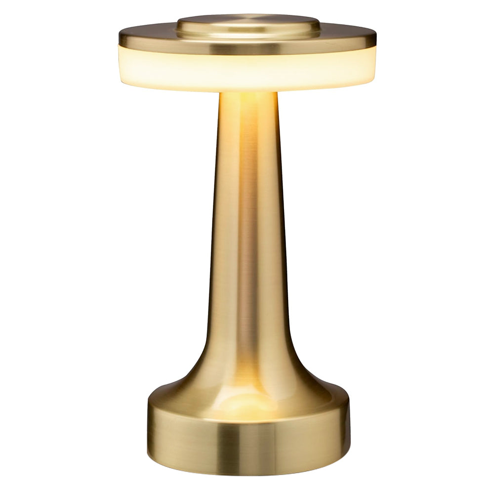 LUMIRO Portable LED Table Lamp with Touch Sensor, 3 Levels of Brightness, Night Light, Bedside Lamp - Gold_0