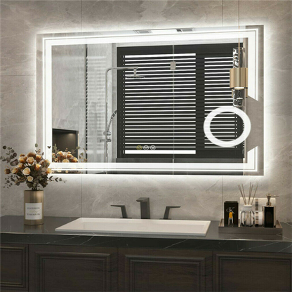 Stylish LED Wall Mounted Magnifying Mirror_2