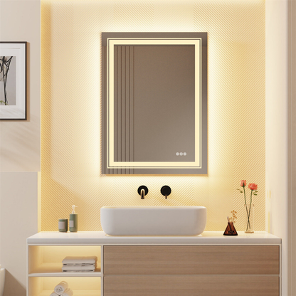 Stylish LED Wall Mounted Magnifying Mirror_8