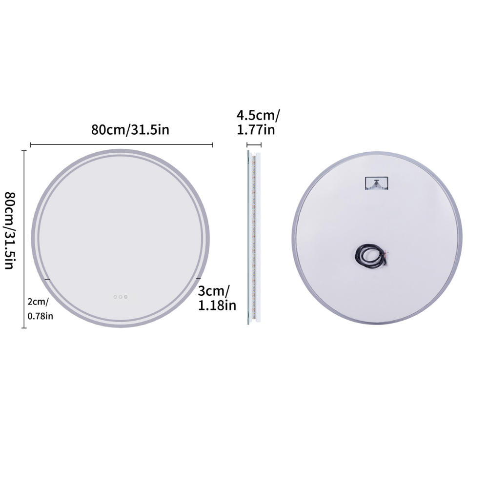 Smart Round Bathroom Mirror_4