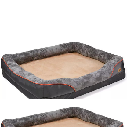 Removable and Washable Waterproof Large Dog Bed with Anti-Allergy Fleece Cover_8