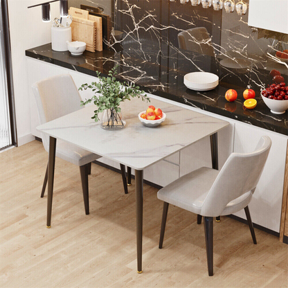 Square Marble Dining Table- Perfect for Restaurants, Kitchens, Cafes and Shops_2