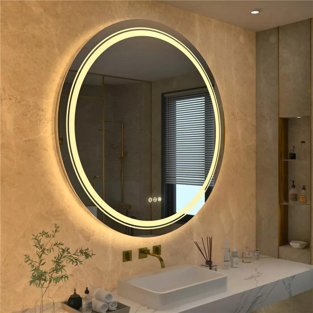 Smart LED Light Dimmable Mirror for Bathroom_3