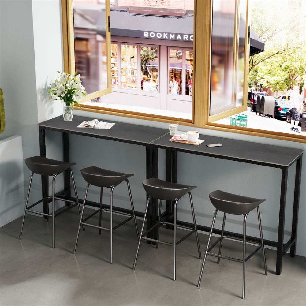 Modern Black/White Bar Table_6