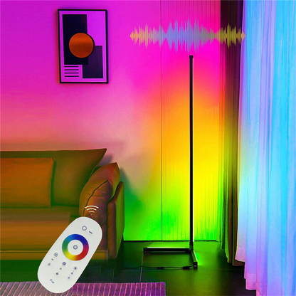 RGB LED Floor Corner Lamp with Remote Control_6