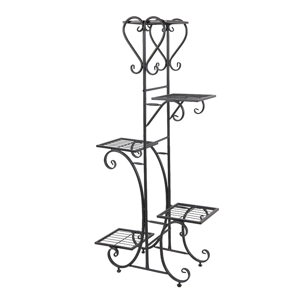 5 Tier Metal Plant Stand Shelf Anti Rust Iron Garden Flower Pot_6