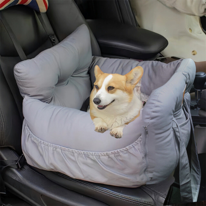 Dog Car Seat with Safety Belt Pet Booster Nest Cushion_5