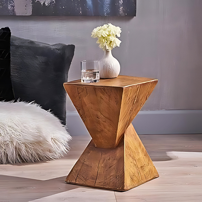 Concrete Accent Nordic Sofa Side End Table Pedestal_1