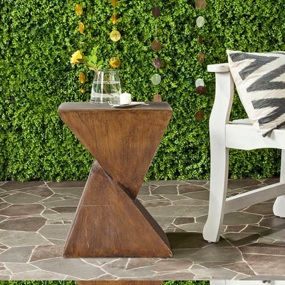 Concrete Accent Nordic Sofa Side End Table Pedestal_3