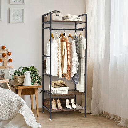 Hanging Garment Storage Coat Rack Clothes Stand_3