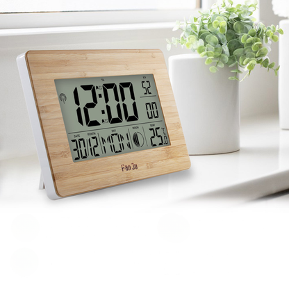 Large LCD Screen Electronic Wall Desk Digital Alarm Clock_3