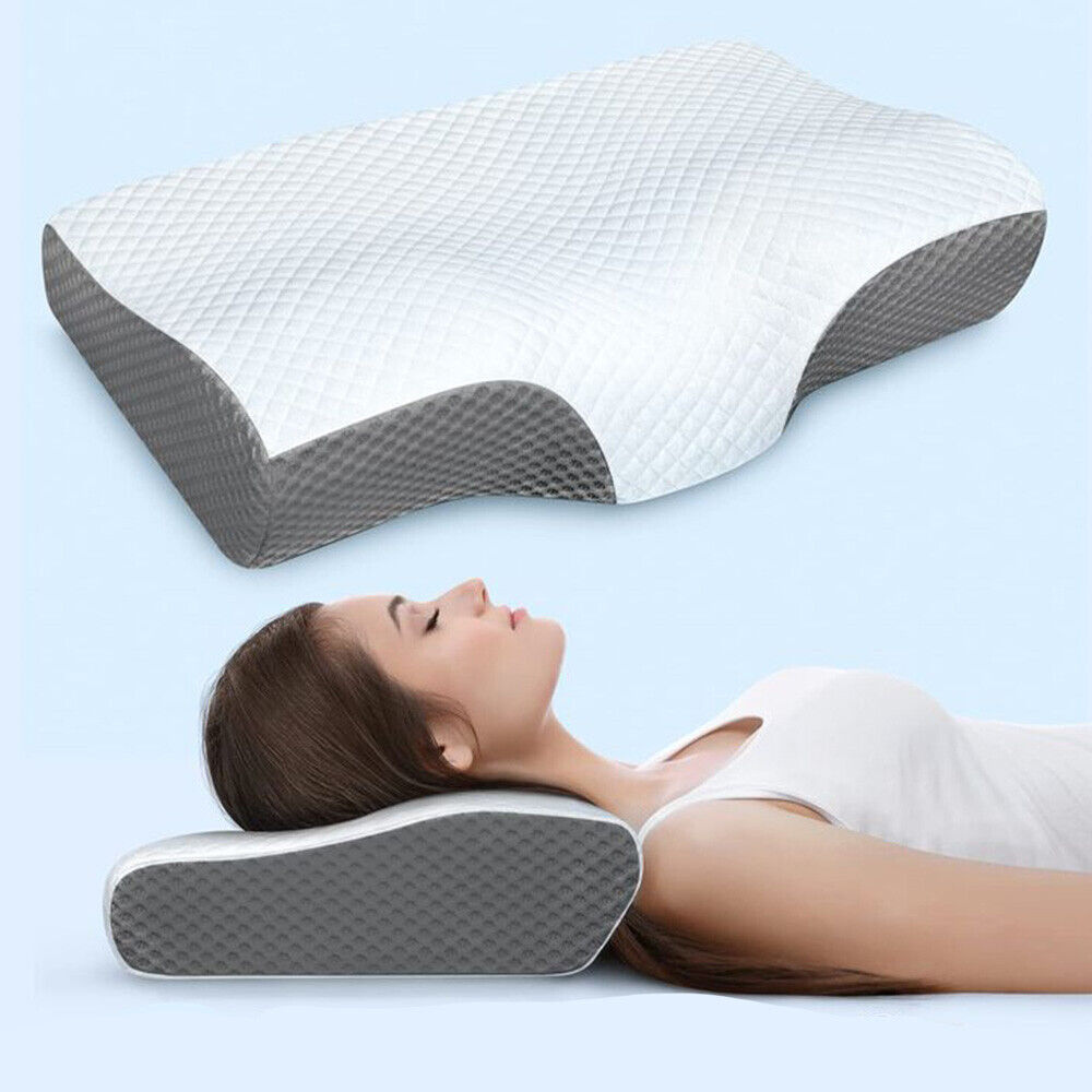 Cervical Memory Foam Pillow Neck Pillows Contour Rebound Pain Relief Support New_1