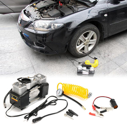 12V 150PSI Car Air Compressor Portable Tyre Deflator Inflator Pump 4WD Car Truck_1