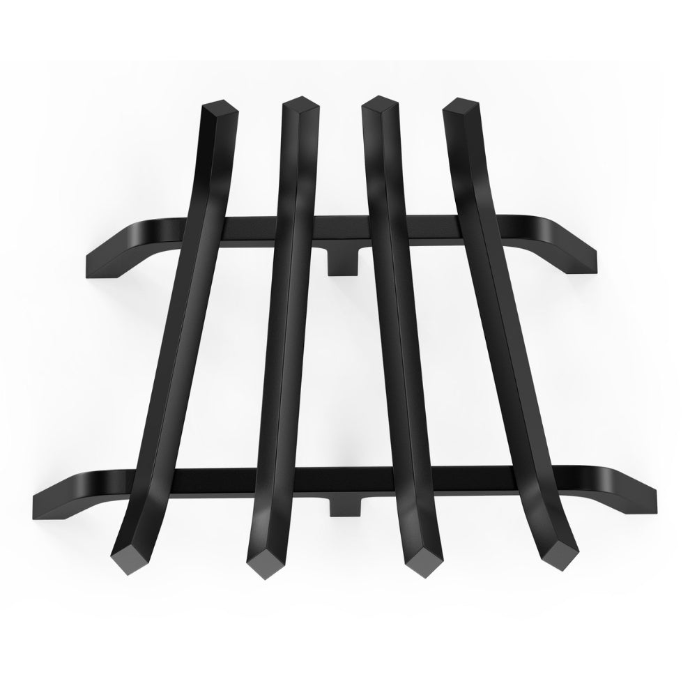 Fireplace Log Grate Fireplace Grate Solid Powder Coated Steel Bars_5