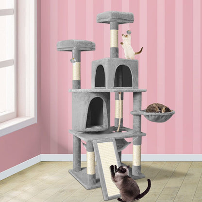 Cat Tree Scratching Post Tower Condo House Furniture_2