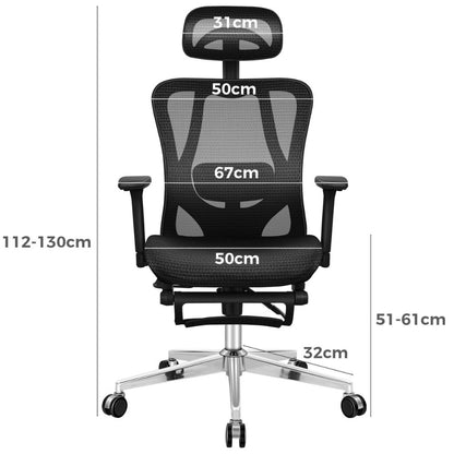 Ergonomic Office Chair Mesh Computer Seat_5