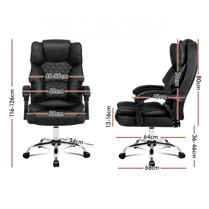 Executive Gaming Chair Ergonomic PU Leather Office Seat_4