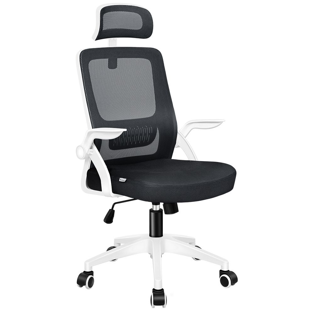 Adjustable Mesh Office Chair with Head and Arm Support_3