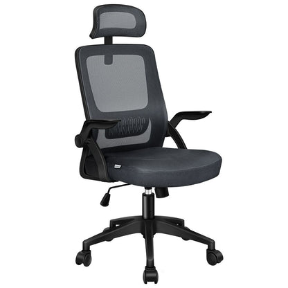 Adjustable Mesh Office Chair with Head and Arm Support_4