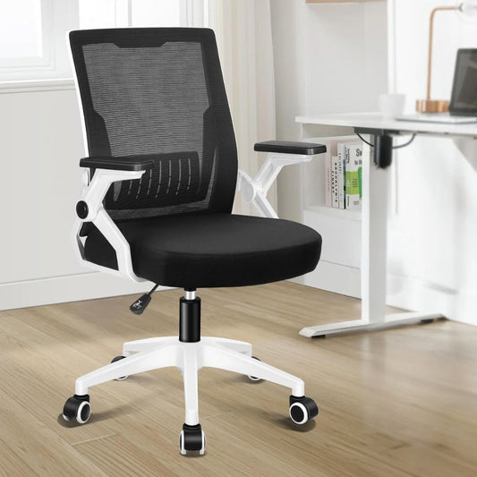 Adjustable Mesh Office Chair with Head and Arm Support_0