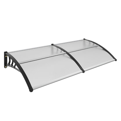 Window Door Awning Canopy UPF 50+ Polycarbonate Front Door Overhang for Sun Protection_5