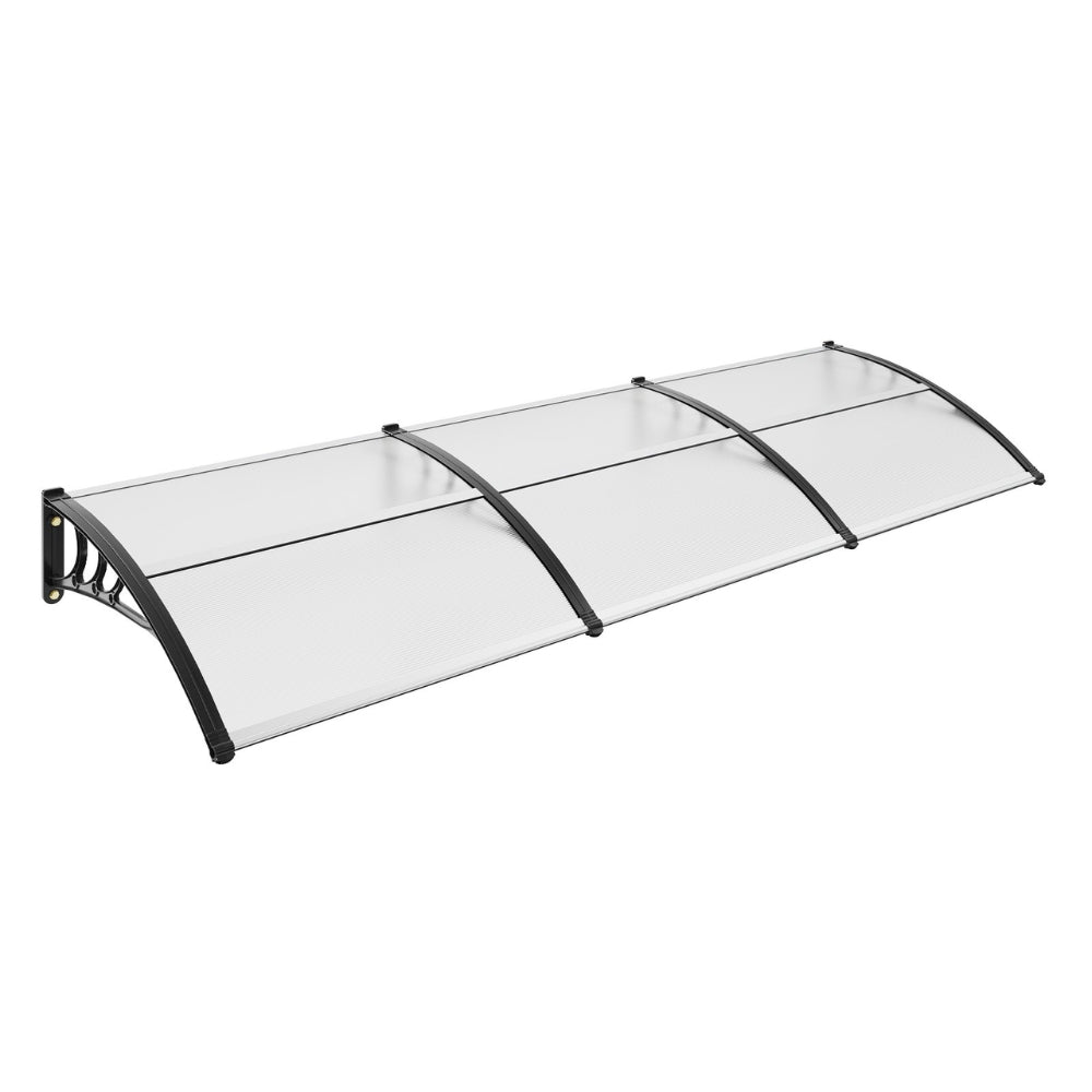 Window Door Awning Canopy UPF 50+ Polycarbonate Front Door Overhang for Sun Protection_7