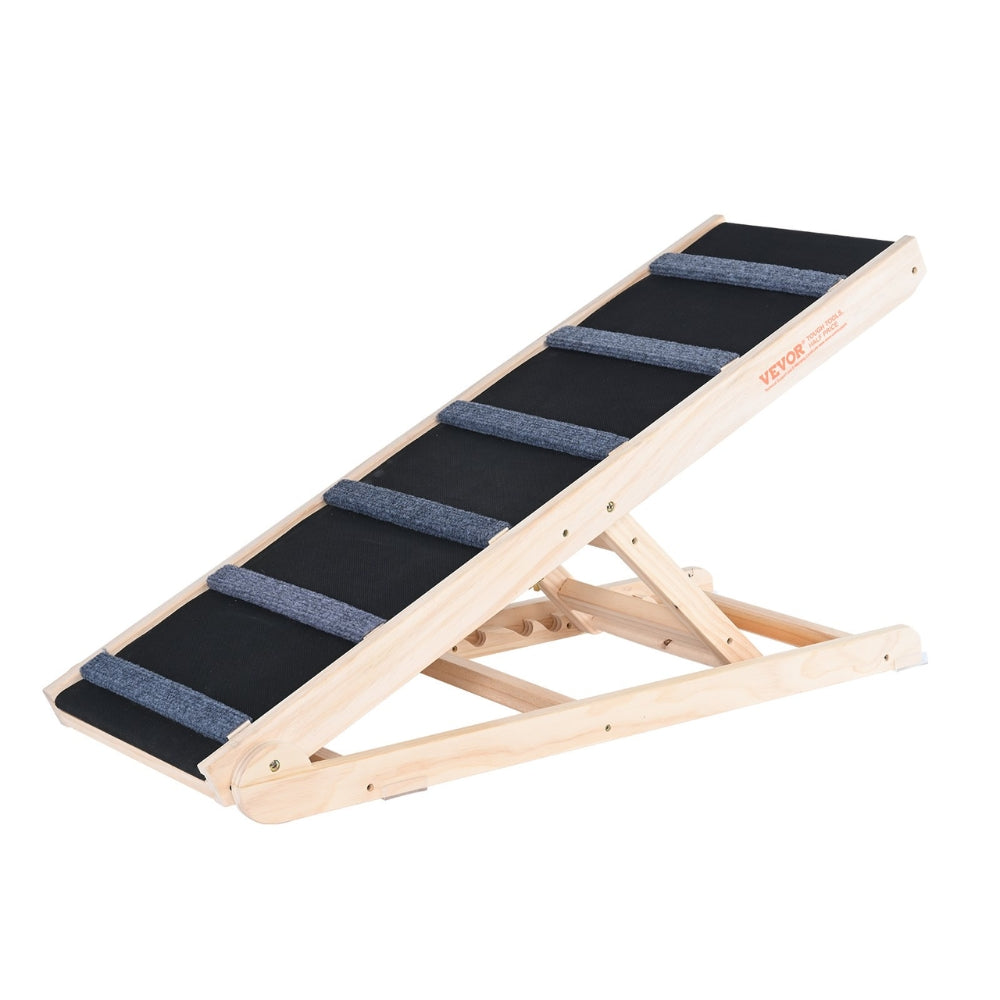 Adjustable Wooden Dog Ramp for Small and Senior Dog_5