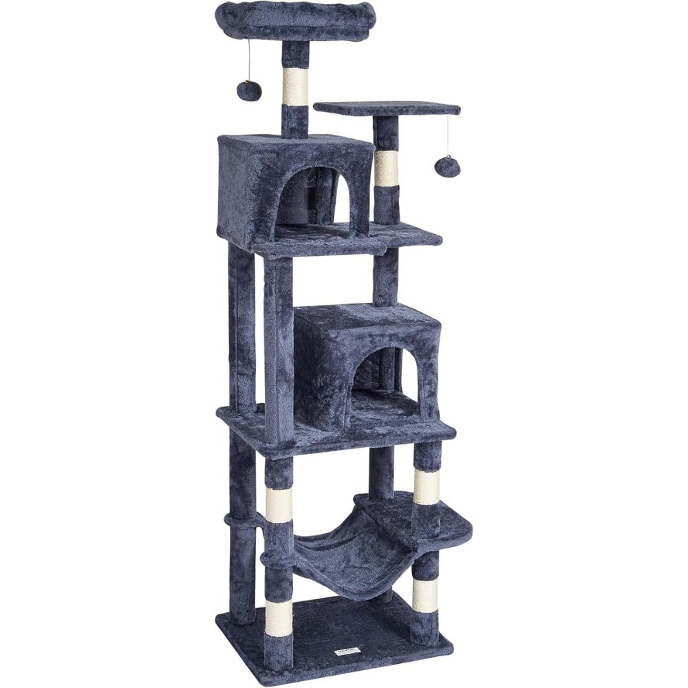 Cat Tower with 2 Cat Condos Sisal Scratching Post_5