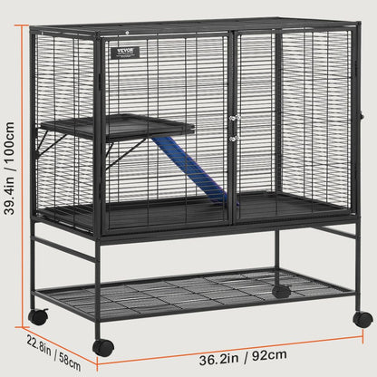 Ultimate 4-Tier Small Animal Cage for Ferrets_12