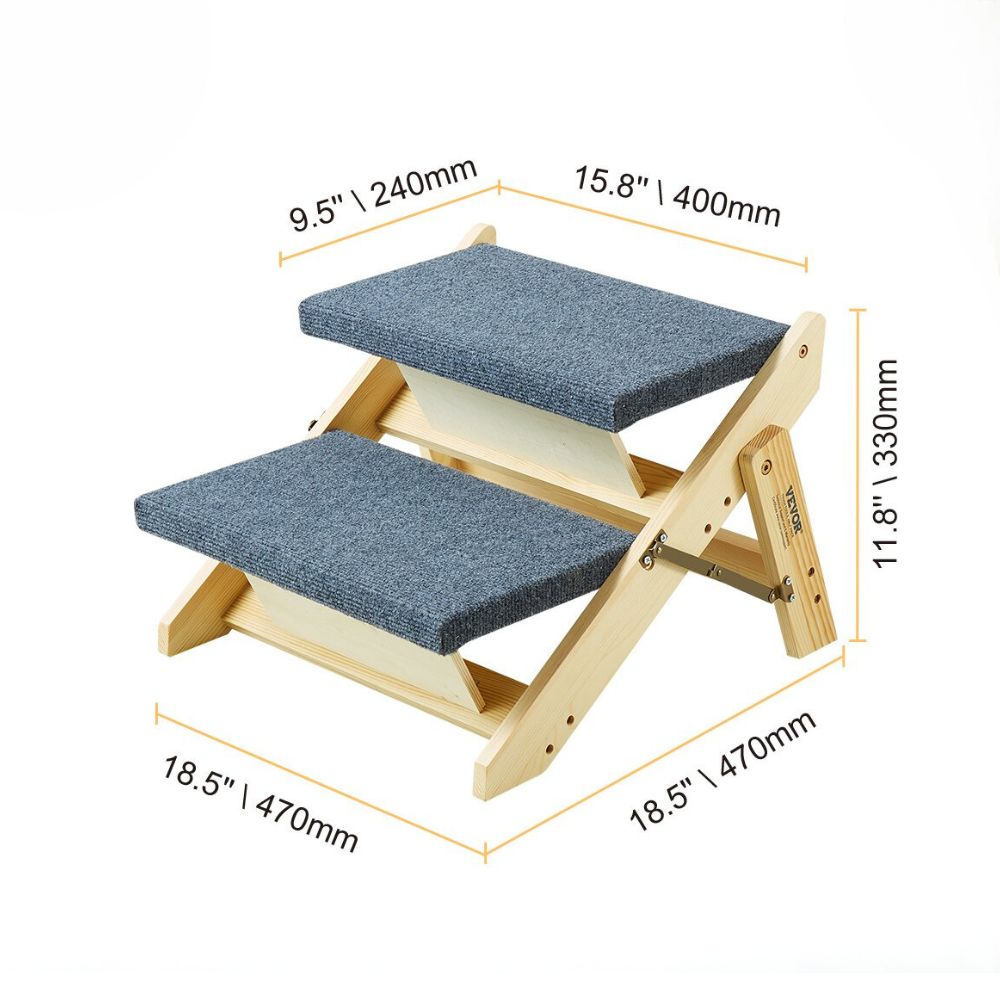 2 in 1 Foldable Pet Steps Ramp for Small to Large Dogs_10