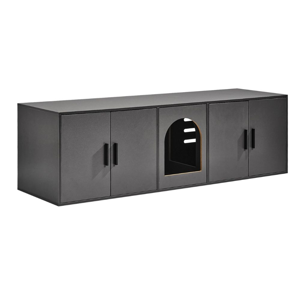 Cat Litter Box Enclosure for 2 Cats Litter Box Furniture_10