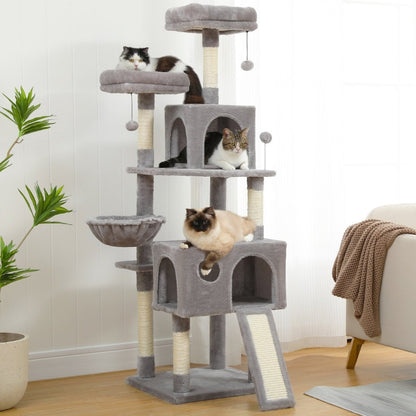 Premium Cat Tree with Multilevel Design and Cozy Condo for Cats and Kittens_1